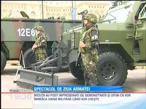 Demonstratii de virtuozitate cu ocazia Zilei Armatei