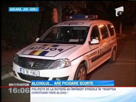 Noaptea europeana fara alcool, marcata de politisti prin razii