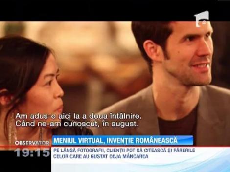 Meniul virtual, inventie romaneasca