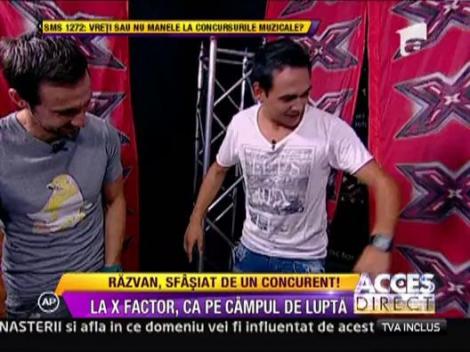 Razvan Simion, sfasiat de un concurent X Factor!