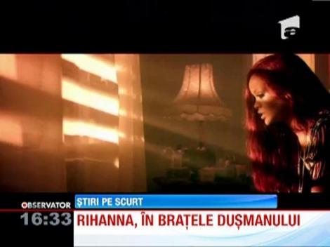 Rihanna si Chris Brown s-au sarutat la o petrecere