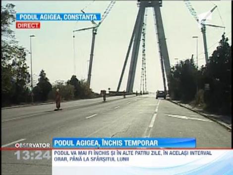 Circulatia pe podul Agigea inchisa temporar!