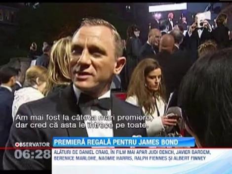 Londra: A avut loc premiera noului film din seria James Bond, "Skyfall"