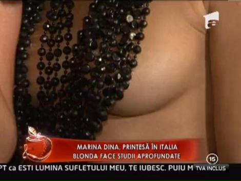 Marina Dina, studiaza la Milano