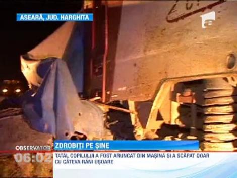 Camion spulberat de tren, la Miercurea Ciuc! Doua persoane au murit
