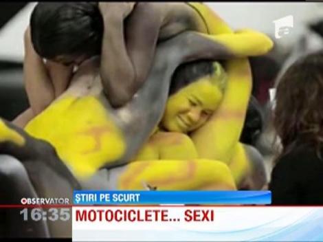 VIDEO! Motoare "construite" din fotomodele sexy