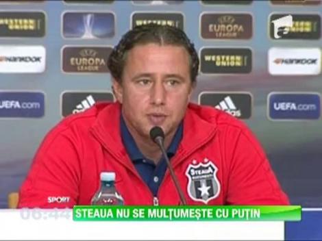 Europa League: Steaua vrea victoria cu Molde! Laurentiu Reghecampf: "Nu ne multumim cu remiza!" 
