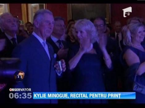 Kylie Minogue, recital improvizat la resedinta din Londra a printului Charles