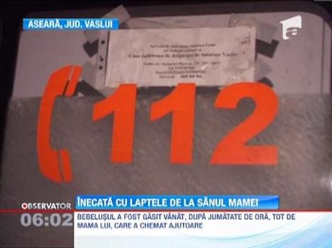 O fetita de 5 saptamani a murit inecata, dupa ce a fost alaptata de mama