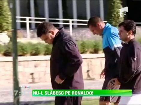 Ronaldo continua lupta cu kilogramele