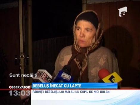 Un bebelus din Vaslui a murit inecat cu laptele mamei