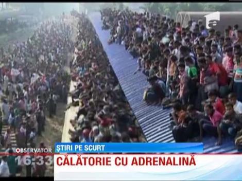 VIDEO! Mersul cu trenul, un sport extrem. Este posibil in Bangladesh!