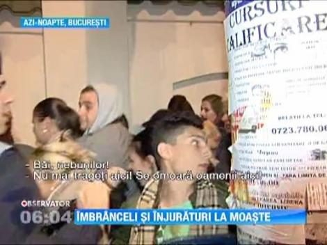 Imbranceli si injuraturi pe Dealul Mitropoliei: Credinciosii s-au calcat in picioare ca sa ajunga la moaste