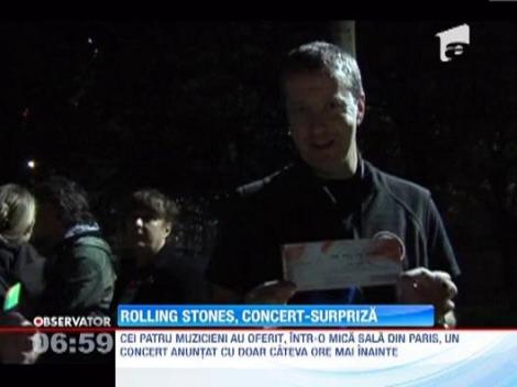 Rolling Stones, concert-surpriza la Paris. Doar 350 de fani au participat la eveniment!