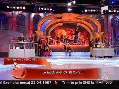 Cristi Chivu, aniversare in doi