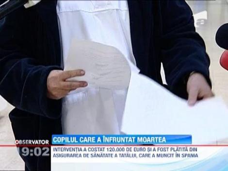 Un copil se zbate intre viata si moarte, din cauza sistemului medical din Romania