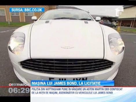 VIDEO! Masina lui James Bond, un Aston Martin DB9, scoasa la licitatie!