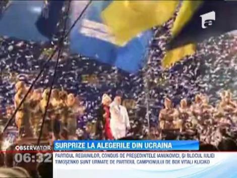 Partidul presedintelui Viktor Ianukovici, aflat la putere, a castigat alegerile parlamentare din Ucraina