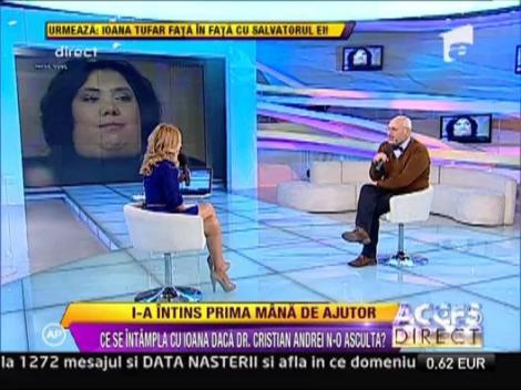 Doctorul Cristian Andrei: "Casa Ioanei Tufar este in spatiul public. Pe scena sau in fata telespectatorilor "