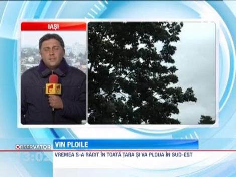 Meteorologii anunta ploi in S-E tarii