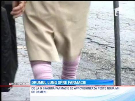 In zonele rurale, farmaciile sunt o raritate! Bolnavii merg kilometri pentru a-si lua medicamente