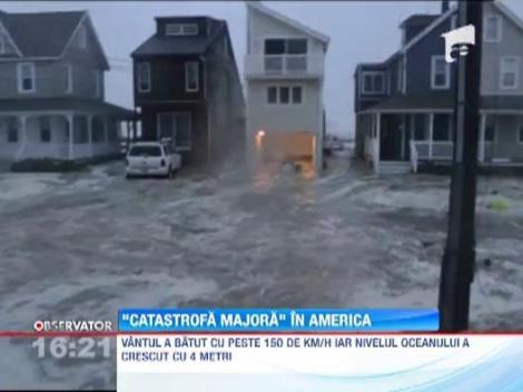 UPDATE! Uraganul Sandy a lovit New York-ul: e stare de "catastrofa majora". 50 de persoane si-au pierdut viata si peste 8 milioane au ramas in bezna