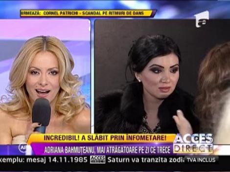 Adriana Bahmuteanu a slabit prin infometare