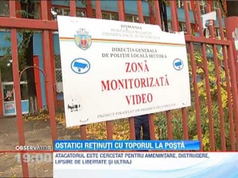 UPDATE / Atac armat cu luare de ostatici intr-un oficiu postal din Bucuresti