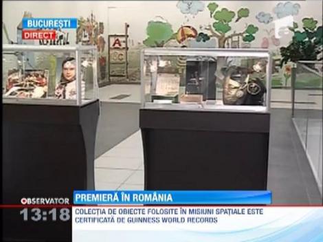 Cea mai mare colectie de obiecte folosite in misiuni spatiale, expusa in Capitala