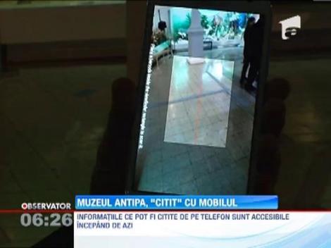 Antipa, primul muzeu din Romania care poate fi ”citit” si cu telefonul