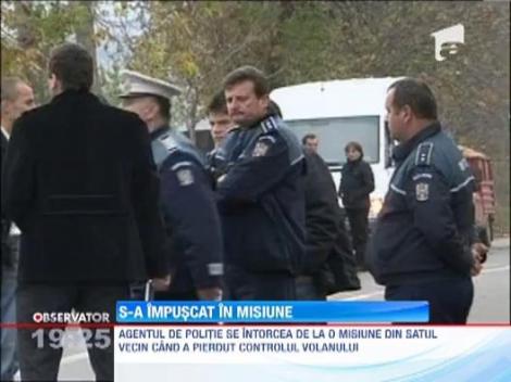 Un politist din Mures s-a impuscat in cap in timpul serviciului