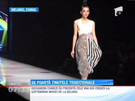 Saptamana Modei de la Beijing a debutat cu colectii spectaculoase, ispirate din cultura chineza