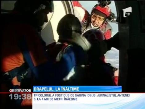 "Pe tricolor e scris unire", la 4 mii de metri altitudine