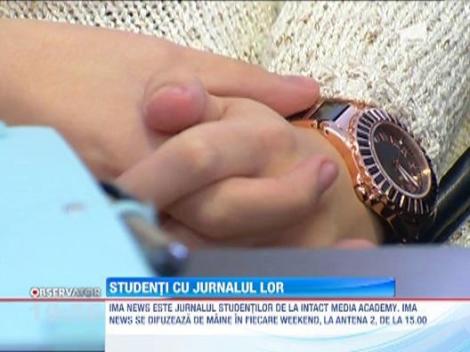 IMA News, jurnalul studentilor de la Intact Media Academy, in fiecare weekend, la Antena 2
