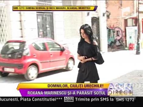 Roxana Marinescu si-a parasit sotul
