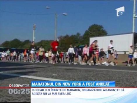Uraganul Sandy a anulat maratonul de la New York. Competitia nu va avea loc pentru prima oara in ultimii 40 de ani