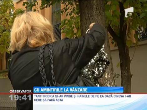 O batrana a ajuns sa-si vanda amintirile pentru a putea supravietui