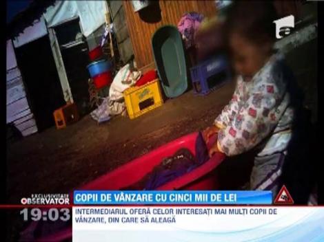 Campanie Observator: Copii din Romania sunt vanduti cu cinci mii de lei