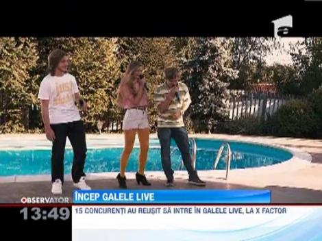 Incep galele live la X Factor!