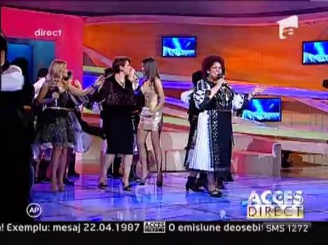 Elena Merisoreanu si Ansamblul Junilor din Valea Jiului, la Acces Direct