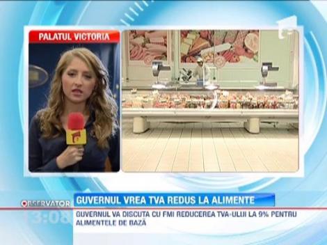 Delegatia FMI revine in Romania pentru a discuta reducerea TVA pentru alimentele de baza