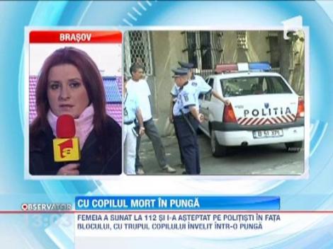 Mama surprinsa cu copilul mort in punga!