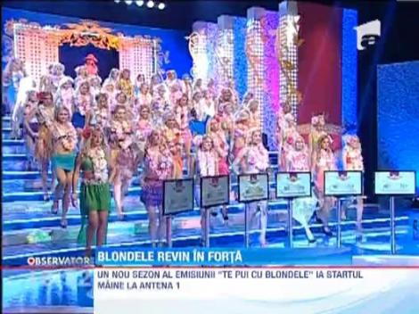 Un nou sezon al emisiunii "Te pui cu blondele?" ia startul la Antena 1