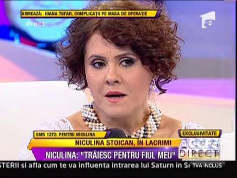 Acces direct: Niculina Stoican, in lacrimi! Dorul pentru fiul ei o macina zi de zi
