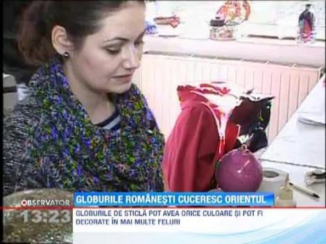 Globurile de sticla romanesti decoreaza hotelurile de lux din tarile arabe