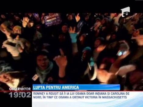 Alegeri SUA: Milioane de oameni au sarbatorit victoria lui Obama in strada