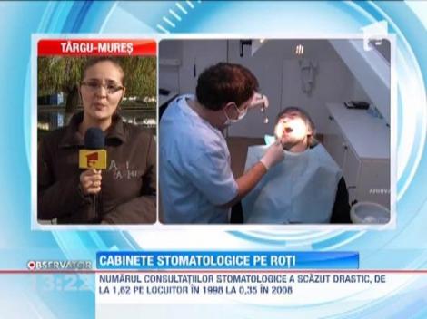 Cabinete stomatologice mobile pentru pacientii din zonele izolate