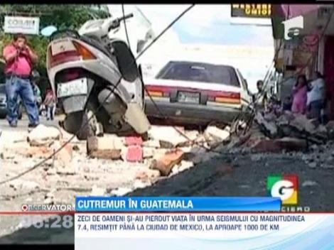 Cutremur soldat cu 50 de morti in Guatemala