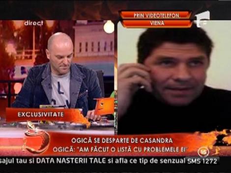Divortul anului! Ogica se depsarte de Casandra