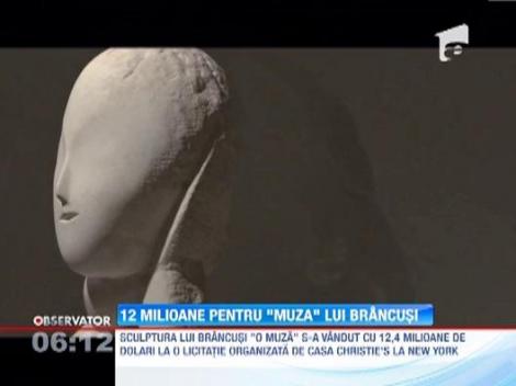 "O Muza", sculptata de Brancusi, s-a vandut cu 12,4 milioane de dolari